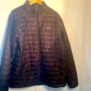 Men’s Patagonia Nano Puff Jacket Black Size XL